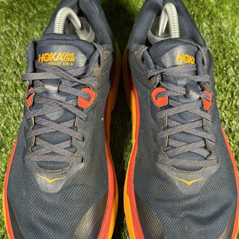 Hoka One One Challenger ATR 6 Men's Shoes Size 9.5D Outer Space/Radiant Yellow - Picture 7 of 10